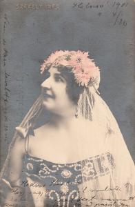 Hungarian actress Szekely Iren 1901 Koloszvar postcard