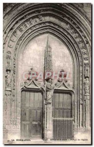 Old Postcard Dives sur Mer Portal & # 39Eglise