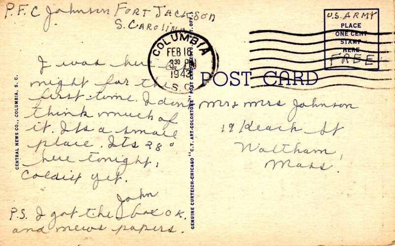 Columbia, South Carolina - Downtown on Main Street - North from State Capitol