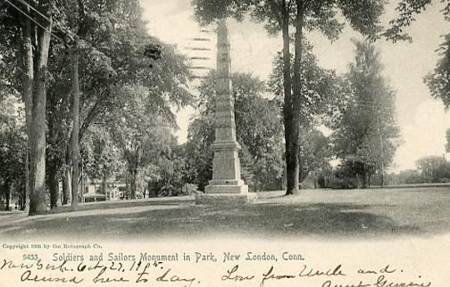 CT - New London. Soldiers and Sailors Monument