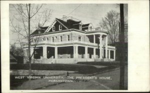 Morgantown WV President's House University c1905 Postcard
