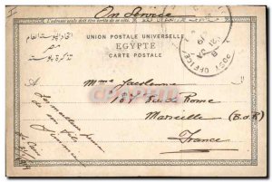 Old Postcard Egypt Egypt Cairo Giza Pyramids