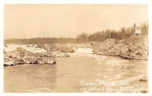 Great Falls real photo - Potomac, Maryland MD  