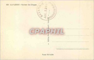 Modern Postcard Back Gavarnie Circus