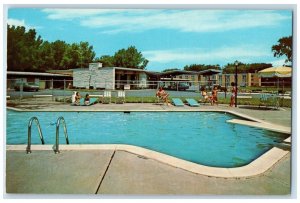 c1950's Gateway Motel Utica's Finest Restaurant Pool Utica New York NY Postcard 