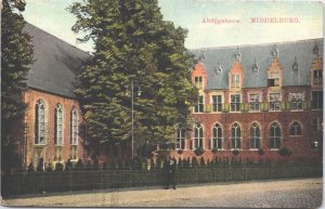 Netherlands Abdijgebouw Middelburg Vintage Postcard 09.30