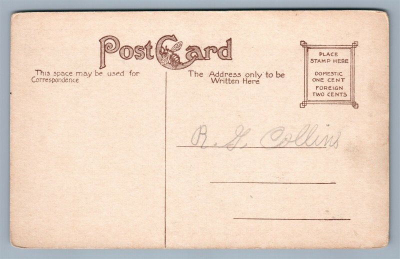 WEST POINT VA METHODIST CHURCH ANTIQUE POSTCARD