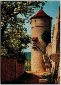 Rothenburg O. D. Tauber Strafturm Germany Penalties Tower Postcard