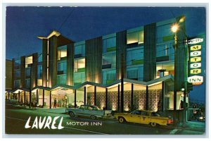 1975 Laurel Motor Inn Hotel Cars San Francisco California CA Vintage Postcard