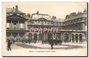 Paris - 1 - Royal Palace - Board & # 39Etat - Old Postcard -
