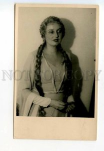 490442 Gianna PEREA-LABIA Italian OPERA Singer Vintage PHOTO postcard