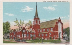 Church First Lutheran Churh Sioux Falls South Dakota 1944 Curteich