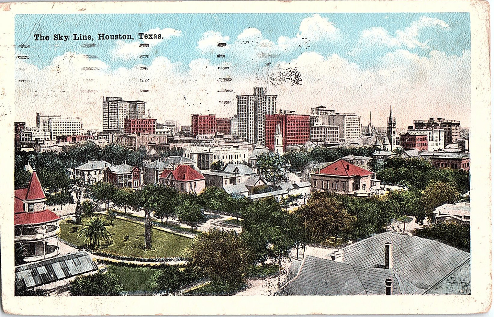 Postcard BUILDING SCENE Houston Texas TX AI2268 United States Texas