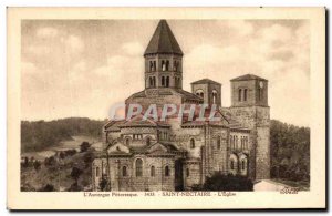 Old Postcard Auvergne The Saint Nectaire Church