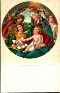 Florence -la Vergine - Col. S Enfant - Boticelli- Par Stengel & Co No.29844