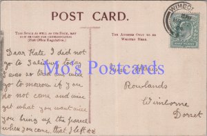 Genealogy Postcard - Harris, Rowlands, Wimborne, Dorset   GL2094