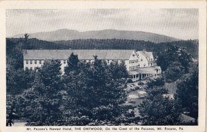 Postcard Mt Pocono's Newest Hotel The Ontwood Crest Poconos Mt Pocono PA