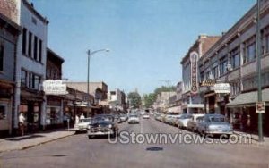 Aurora Street in Ironwood, Michigan