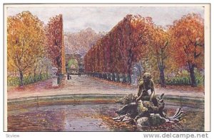 Schonbrunn, Brunnengruppe Mit Allee, Wien, Austria, 1900-1910s