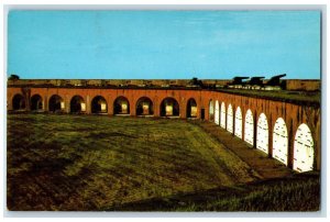 c1960's Interior Of Fort Pulaski Savannah Georgia GA Unposted Vintage Postcard