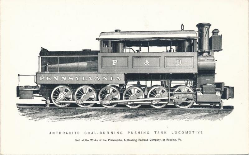 RPPC Anthracide Coal-Burning Pushing Tank Locomotive - Railroad