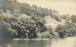 C-1910 Lovers Knoll Jackson Minnesota RPPC Photo Postcard 20-3526