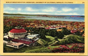 Vtg 1940's Radiation Laboratory University Of California Berkeley CA Postcard