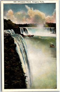 Postcard NY Niagara Falls - Prospect Point