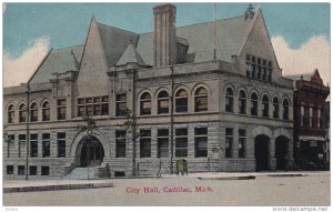 CADILLAC, Michigan, 1900-1910's; City Hall