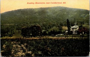 Vtg 1910s Knobley Mountains Near Cumberland Maryland MD Postcard