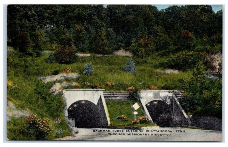 Mid-1900s Bachman Tubes entering Chattanooga, TN through Missionary Ridge