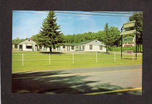 NH Sleepy Hollow Motel Rye New Hampshire Postcard Carte Postale