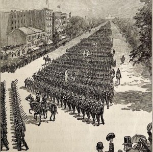 1904 Grand Review Of Union Armies At Washington 1865 History Art Print DWN10F