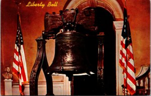 Vtg Liberty Bell Independence Hall Philadelphia Pennsylvania PA Postcard