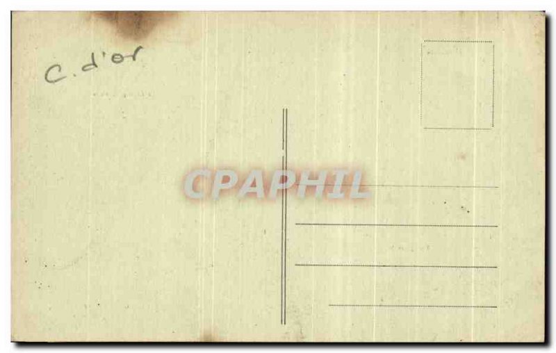 Postcard Old St Andoche Saulieu General view