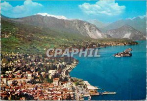 Postcard Modern Stresa Lake Maggiore and the Islands Aerial view