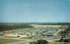 Naranja Florida Isla Gold Trailer Court Birdseye View Vintage Postcard KK1054