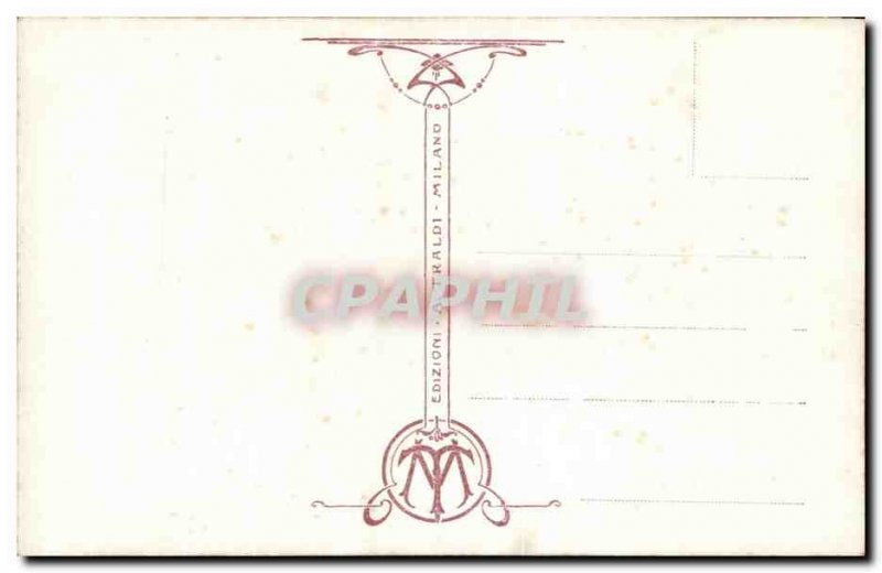 Old Postcard Milano Porta del Duomo