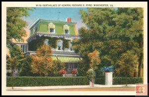 Birthplace of Admiral Richard E. Byrd, Winchester, VA