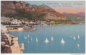 MONTE-CARLO, Vue generale, Les Regates, General View, The Boat Races, Monaco,...