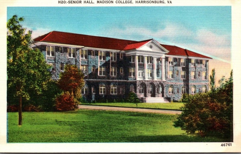 Virginia Harrisonburg Senior Hall Madison College