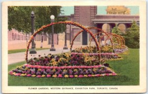 M-52770 Flower Gardens Western Entrance Exhibition Park Toronto Canada