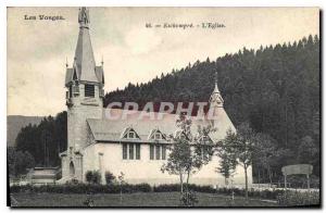 Postcard Old Vosges Kichompr? Church