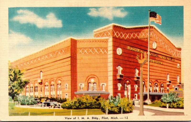 Michigan Flint View Of Industrial Mutual Association Building Dexter Press