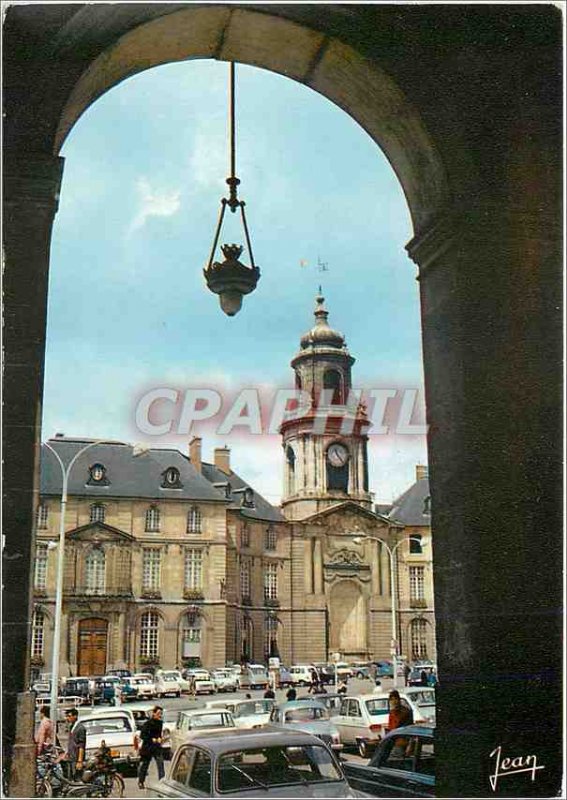 Modern Postcard The Braeagne Rennes (I and V) Arcade and instead of City Hotel