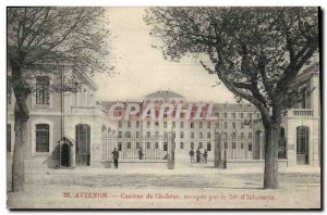 Old Postcard Army barracks Chabran Avignon occupied by the 58th of & # 39infa...