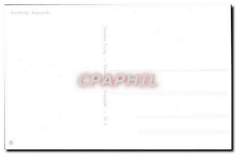 Postcard Modern Svendhorg Bagergade