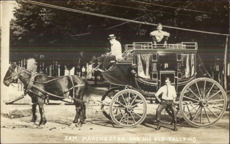 Between Rome & Sackets Harbor NY Osceola? Sam Manchester Tally-Ho Stagecoach