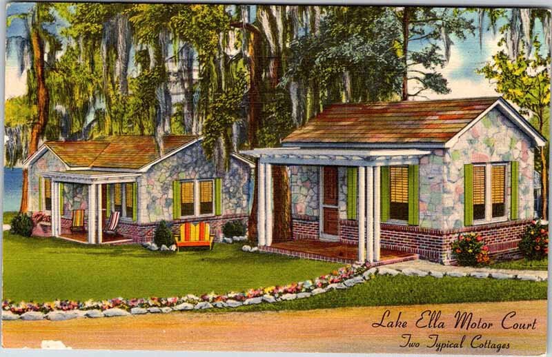 Postcard HOUSE SCENE Tallahassee Florida FL AL0076