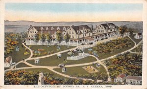 Mt Pocono Pennsylvania The Ontwood Vintage Postcard AA82864